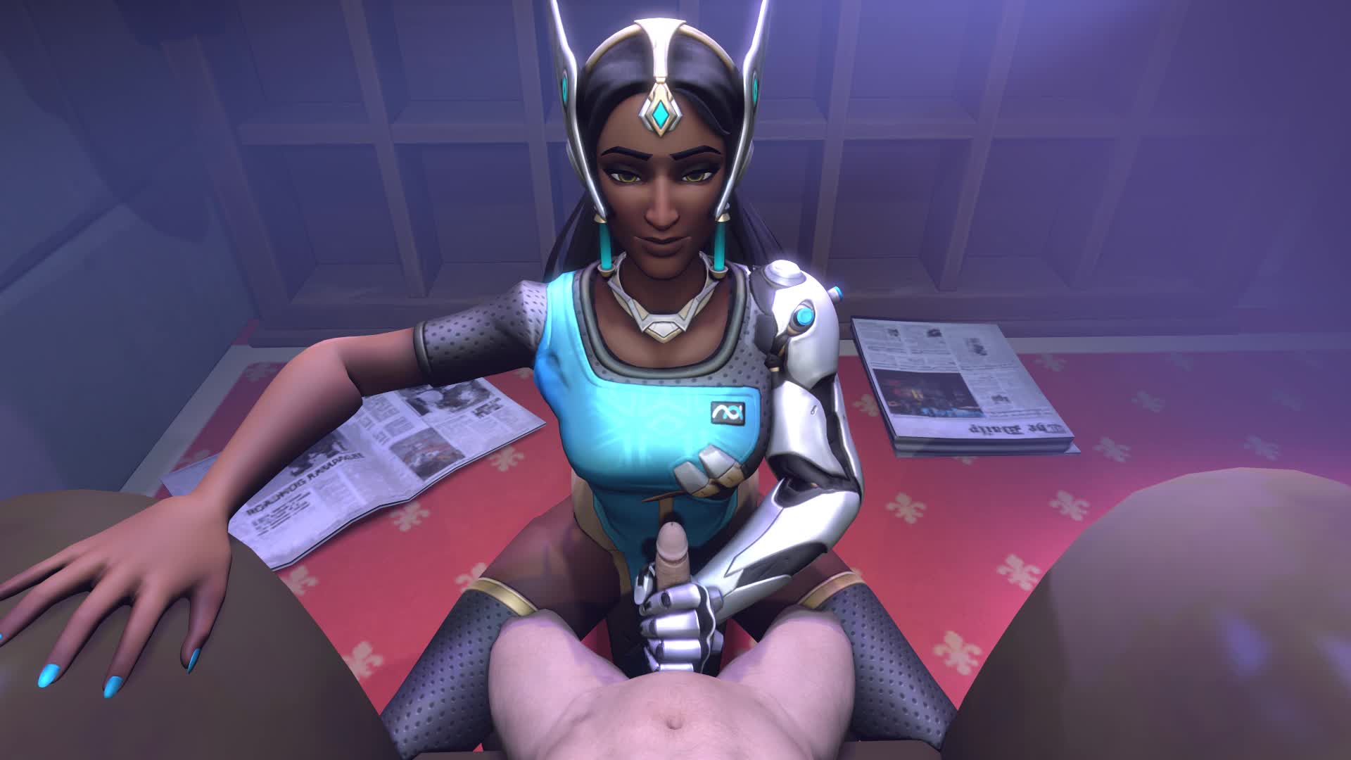 Animated Overwatch Source_Filmmaker Symmetra cyth_swag // 1920x1080 // 2.5MB // mp4