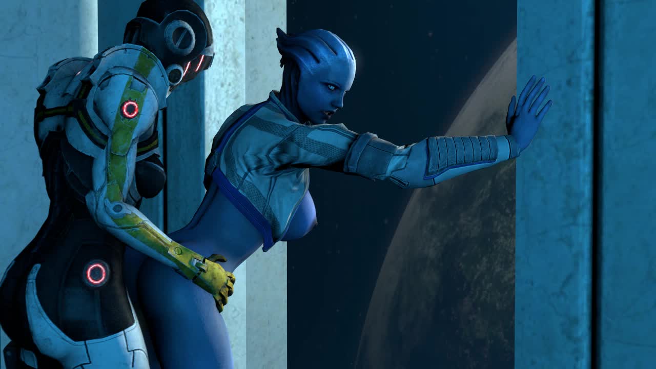 3D Animated Asari Cerberus Liara_T'Soni Mass_Effect Source_Filmmaker sfmfuntime // 1280x720 // 1.0MB // webm