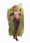 Princess_Zelda The_Legend_of_Zelda dandonfuga // 3508x4961 // 858.6KB // jpg