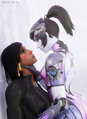 Overwatch Pharah Widowmaker pharahbestgirl // 1400x1920 // 2.6MB // png