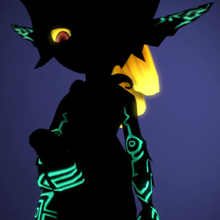 3D Animated Midna Source_Filmmaker The_Legend_of_Zelda redmoa // 720x720 // 701.8KB // webm