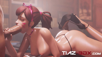 3D Animated Blender D.Va Overwatch Sound tiazsfm // 1280x720, 9.4s // 6.0MB // webm