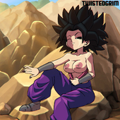 Animated Caulifla Dragon_Ball_Super TwistedGrim // 1480x1480, 2s // 2.7MB // mp4