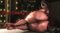 3D Android_2B Christmas IcyShadow Nier_Automata // 3840x2160 // 843.1KB // jpg