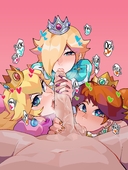 Differland Princess_Daisy Princess_Peach Princess_Rosalina Super_Mario_Bros // 3000x4000 // 897.7KB // jpg