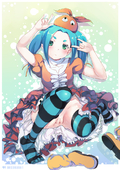 Bakemonogatari Yotsugi_Ononoki // 723x1023 // 607.1KB // jpg