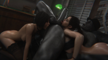3D Ada_Wong Claire_Redfield Resident_Evil Resident_Evil_2_Remake StefB3 // 3840x2160 // 9.6MB // png