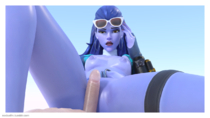 3D Blender Overwatch Widowmaker nodusfm // 1280x720 // 770.1KB // png