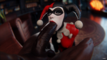 3D Batman_(Series) Blender DC_Comics Harley_Quinn vekkte // 3840x2160 // 6.1MB // png