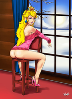 Princess_Peach Super_Mario_Bros // 3000x4100 // 1.5MB // jpg