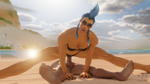 3D Blender Junker_Queen Overwatch Overwatch_2 PygoPhiliaNSFW // 1280x720 // 832.2KB // png