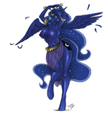 Kevinsano My_Little_Pony_Friendship_Is_Magic Princess_Luna // 900x990 // 384.4KB // png