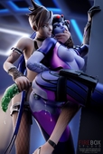 3D Blender Overwatch Tracer Widowmaker fireboxstudio // 775x1152 // 135.9KB // jpg