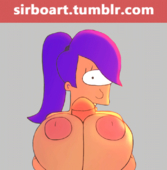 Animated Futurama Sirbo Turanga_Leela // 694x707 // 976.6KB // gif