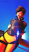 3D Overwatch StealthClobber Tracer // 2160x3840 // 7.7MB // jpg