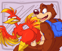 Banjo-Kazooie Kazooie banjo // 1417x1174 // 708.2KB // png