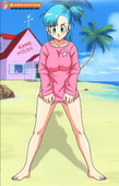 Animated Bulma_Brief Dragon_Ball_Z FoxyBulma // 800x1246 // 14.2MB // gif