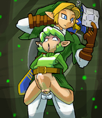 Link Saria The_Legend_of_Zelda // 650x750 // 64.5KB // png