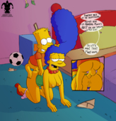 Bart_Simpson Marge_Simpson The_Simpsons blargsnarf // 1500x1558 // 718.0KB // png