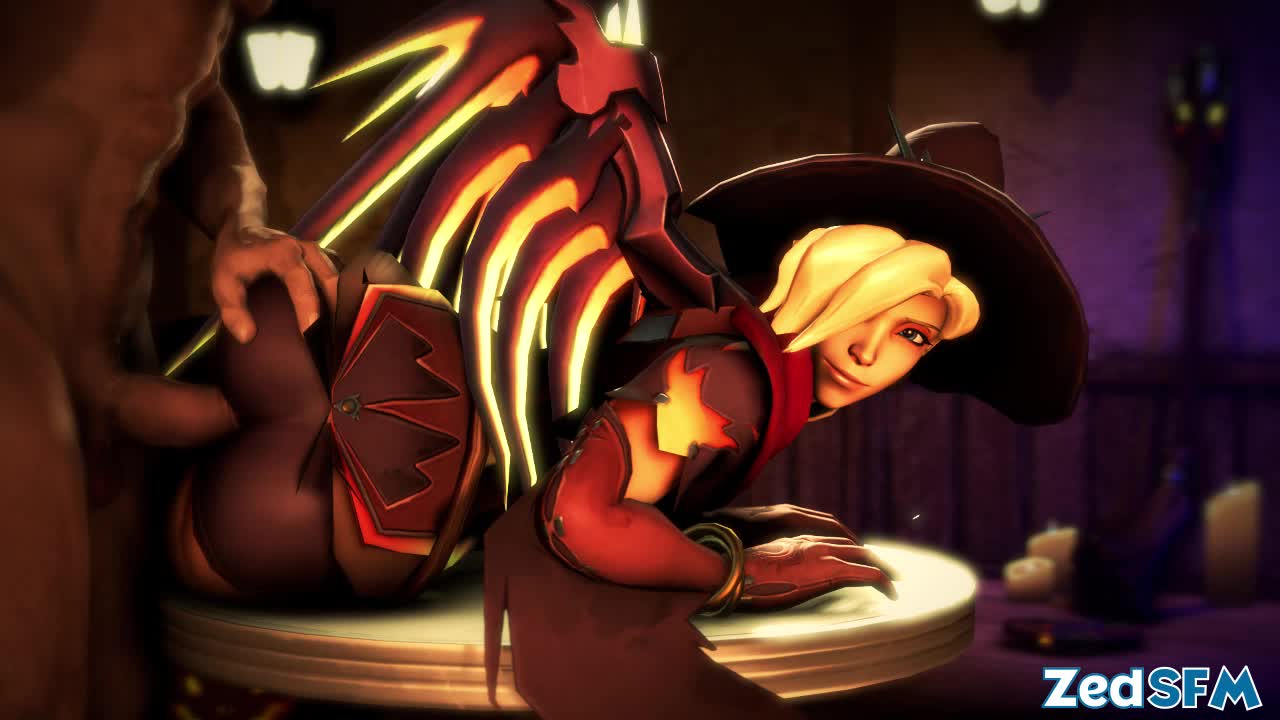 3D Animated Mercy Overwatch Source_Filmmaker zedsfm // 1280x720 // 1.6MB // webm