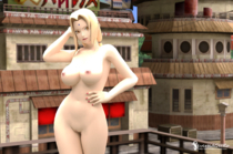 3D Blender Naruto Tsunade pervertedgecko // 4000x2654 // 13.4MB // png