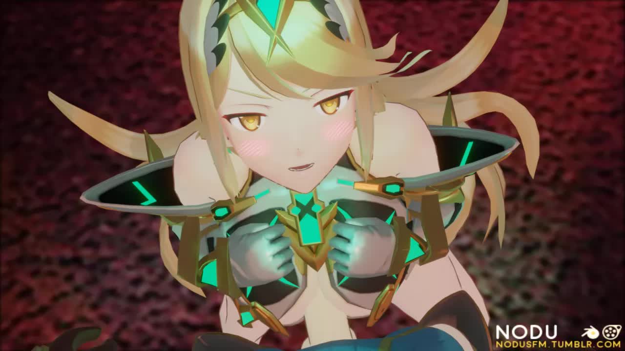 3D Animated Blender Mythra Xenoblade_Chronicles_2 nodusfm // 1280x720 // 3.3MB // webm