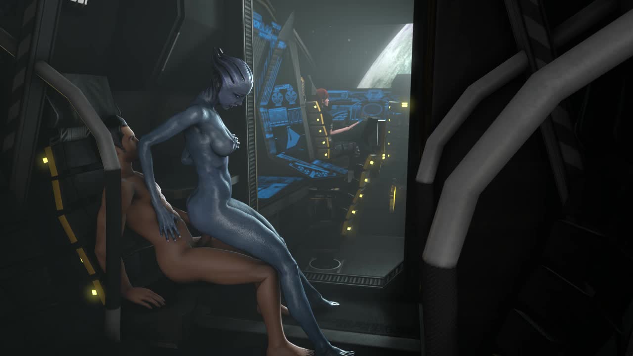 3D Animated Asari Femshep Kaidan_Alenko Liara_T'Soni Mass_Effect Source_Filmmaker // 1280x720 // 4.8MB // webm