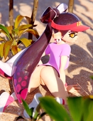 3D Blender Callie_(Splatoon) Splatoon // 2959x3840 // 1.5MB // jpg