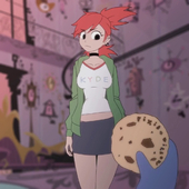 Animated Foster's_Home_for_Imaginary_Friends Frankie_Foster Sound bloo kyde // 1080x1080, 5.5s // 585.2KB // mp4