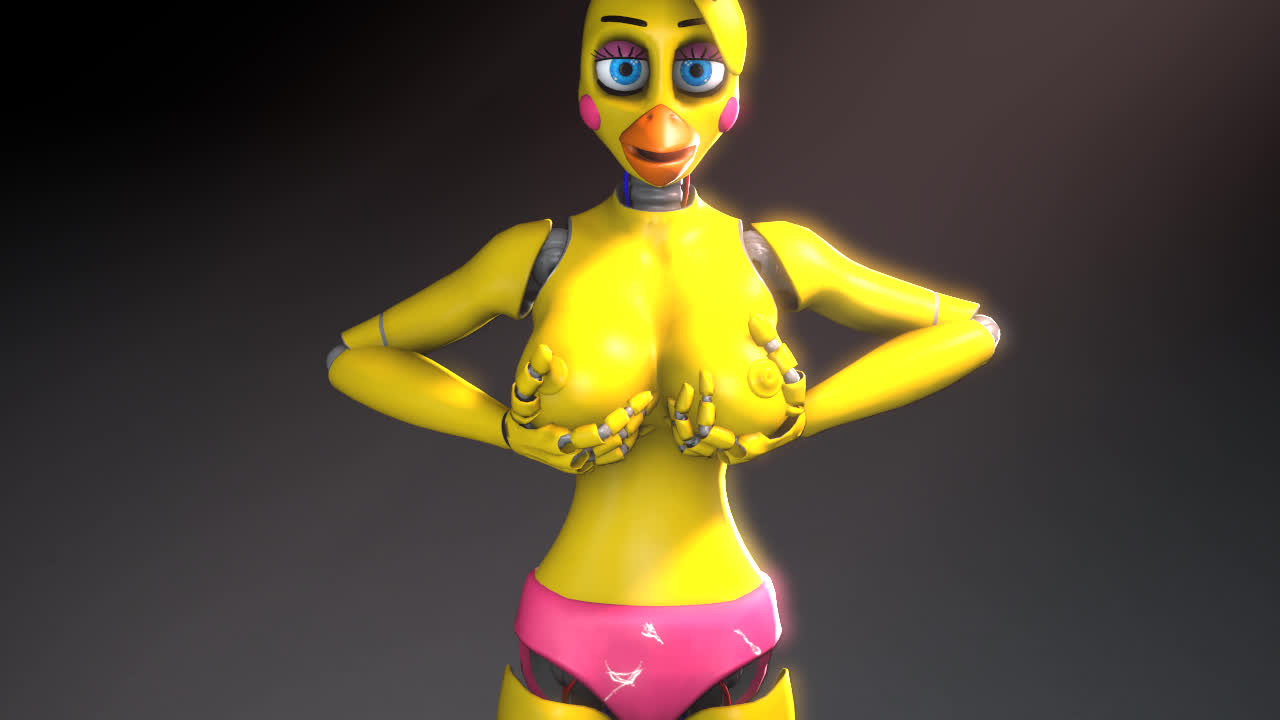 3D Animated Chica_(Five_Nights_at_Freddy's) Five_Nights_at_Freddy's // 1280x720 // 451.7KB // webm