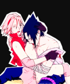 Naruto Sakura_Haruno Sasuke_Uchiha // 500x600 // 242.3KB // png