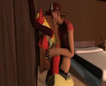 3D Animated Blaziken_(Pokémon) Crossover Pokemon Scout Source_Filmmaker Team_Fortress_2 // 1280x720 // 510.7KB // webm