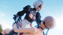 3D Android_2B Android_9S Jim994 MMD Nier_Automata // 1280x720 // 810.9KB // png