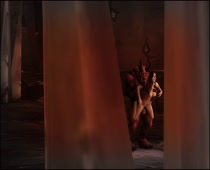 3D Animated Crossover Fel_Orc Helena_Harper Resident_Evil World_of_Warcraft // 1280x720 // 230.7KB // webm