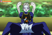 Animated Dragon_Ball_Super Dragon_Ball_Z FoxyBulma Marcarita // 1172x800 // 3.4MB // gif