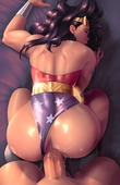 Batman_(Series) Bruce_Wayne DC_Comics Wonder_Woman Wonder_Woman_(series) sexgazer // 4400x6800 // 943.7KB // jpg