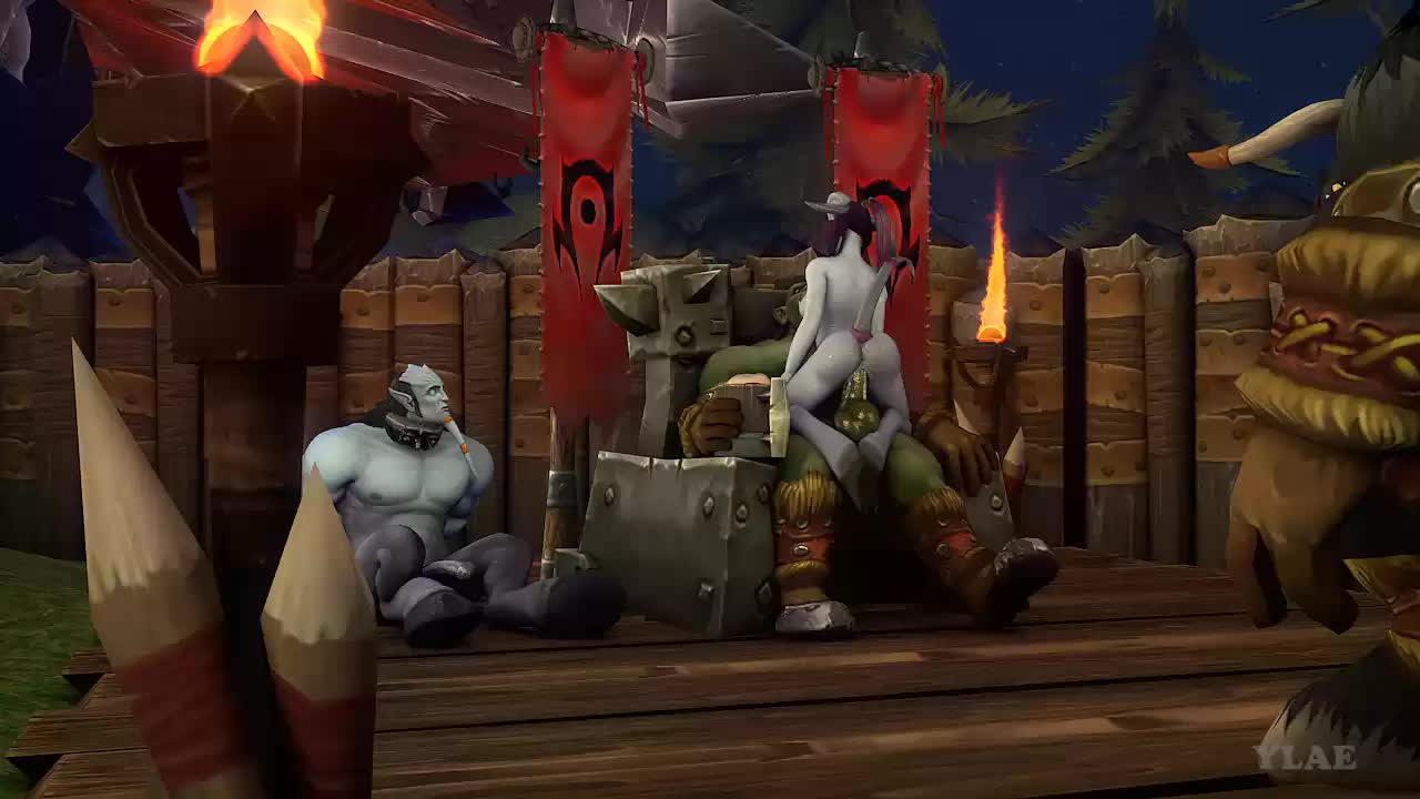 3D Animated Draenei Orc World_of_Warcraft ylae // 1280x720 // 560.2KB // webm