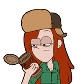 Animated Gravity_Falls Wendy_Corduroy // 200x200 // 503.6KB // gif