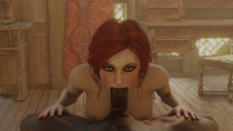 3D Animated Blender SaveAss Sound The_Witcher Triss_Merigold // 1280x720, 10s // 8.3MB // webm