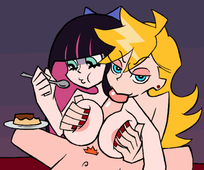 Animated Panty Panty_and_Stocking_with_Garterbelt Stocking // 500x417 // 310.9KB // gif