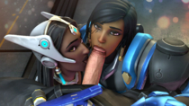 3D Kushishekku Overwatch Pharah Source_Filmmaker Symmetra // 1920x1080 // 2.1MB // png