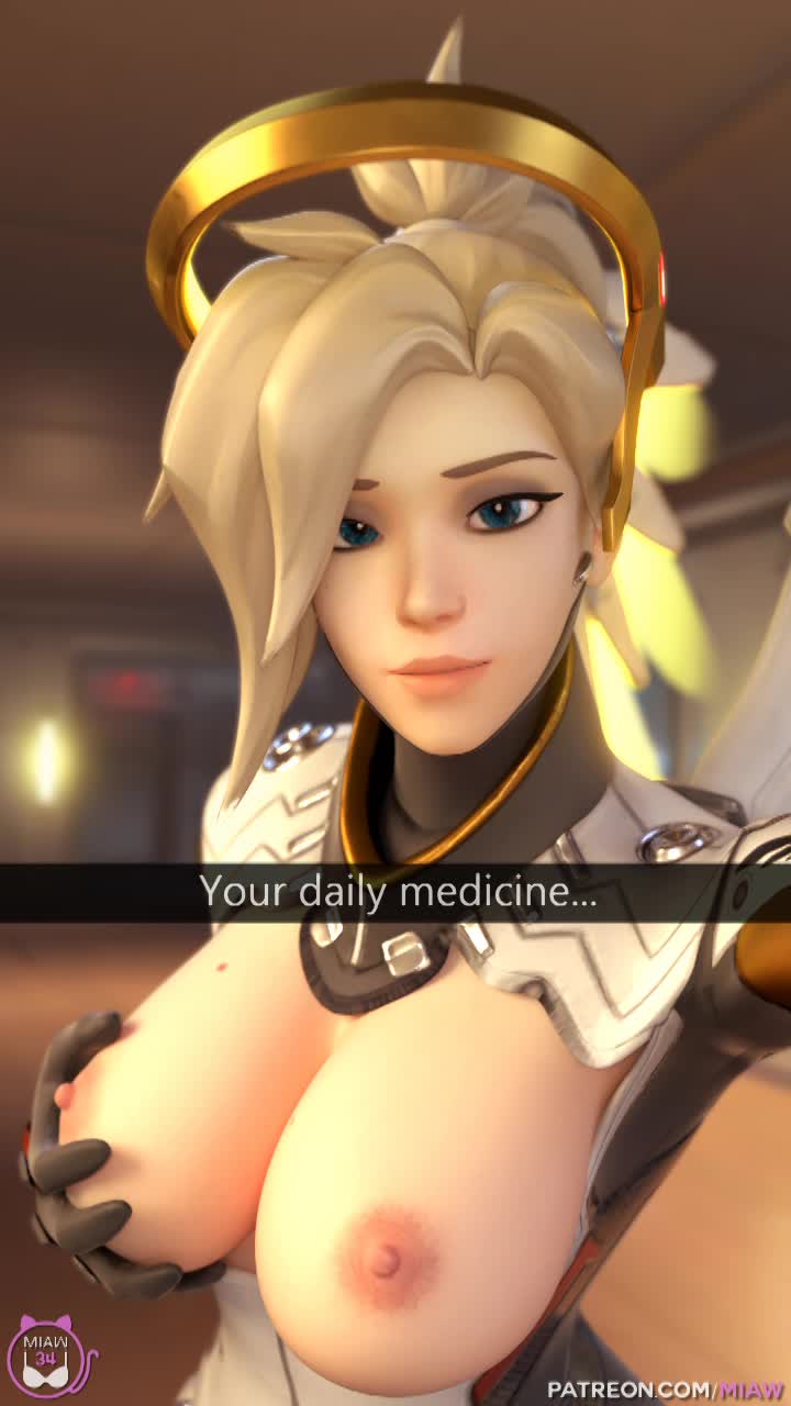 3D Animated Blender Mercy Overwatch miaw34 webm // 720x1280 // 868.6KB // webm