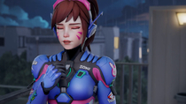 3D APHY3D Animated Blender D.Va Overwatch Sound // 1280x720, 58.2s // 23.6MB // webm