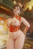 3D Mei-Ling_Zhou Overwatch Sanguine3DX // 2200x3200 // 465.3KB // jpg