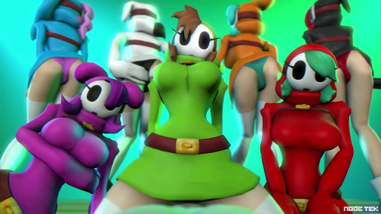 3D Animated Shy_Guy Shygirl Sound Source_Filmmaker Super_Mario_Bros nodetek shygal // 1280x720 // 3.9MB // webm