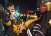 Doomfist John_Doe_(artist) Overwatch Tracer // 3508x2480 // 4.6MB // png