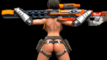 3D Kinessa Paladins rochestedorm // 1280x720 // 566.5KB // png