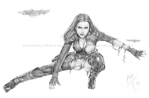 Armando_Huerta Avengers Black_Widow_(Natasha_Romanova) Marvel_Comics Scarlett_Johansson // 1262x830 // 95.1KB // jpg