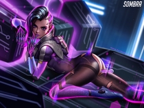 Overwatch Sombra liang-xing // 7000x5250 // 2.1MB // jpg