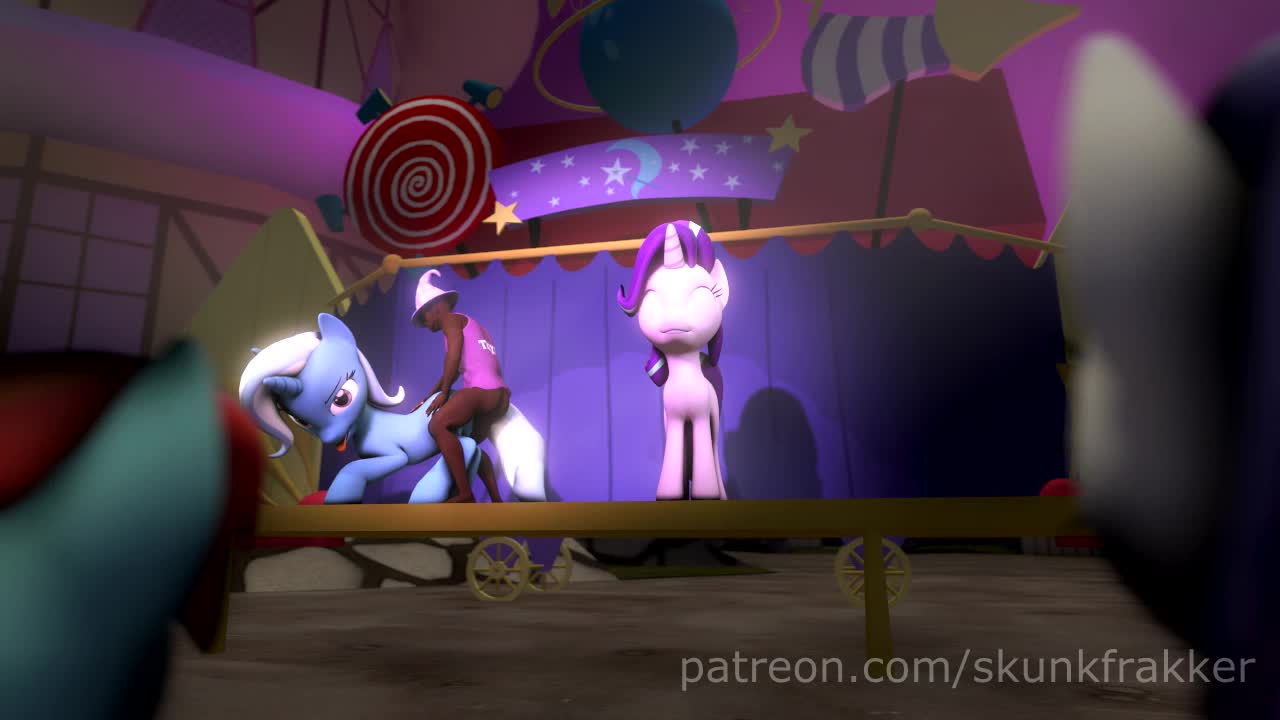 3D Animated My_Little_Pony_Friendship_Is_Magic Source_Filmmaker Starlight_Glimmer Trixie_Lulamoon skunkfrakker // 1280x720 // 2.9MB // webm